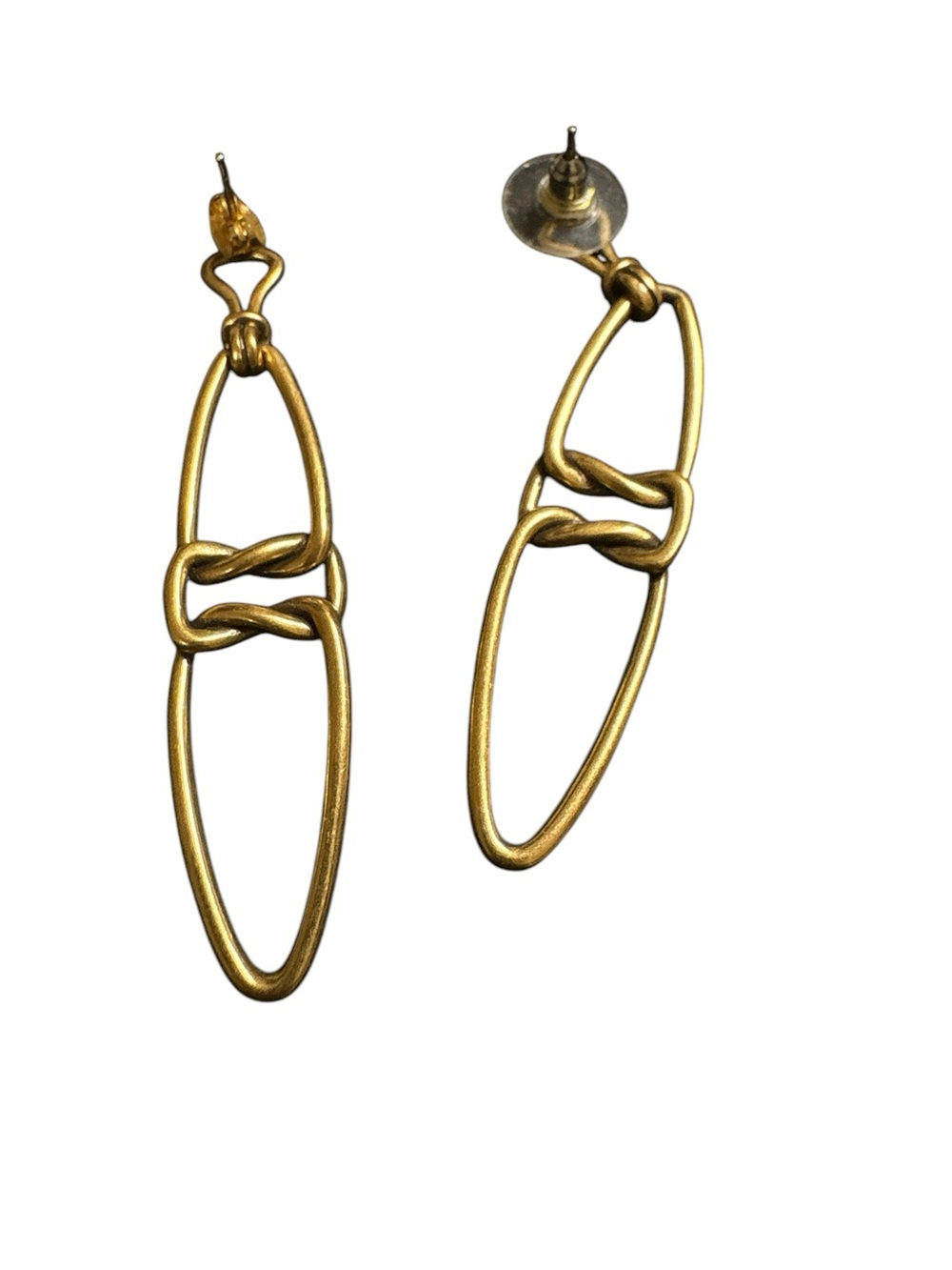 Gold-Tone Linked Drop Earrings - Women Jewelry